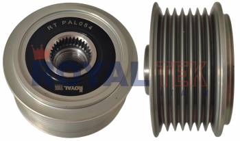 POLEA ALTERNADOR ROYALTEK HYUNDAI SANTA FE 2.2 / H100 / DIAMETRO INTERNO 59.9 / DIAMETRO EXTERNO 65 / ALTURA 40.2 / 7 CANALES --- OEM 373224A320 5713